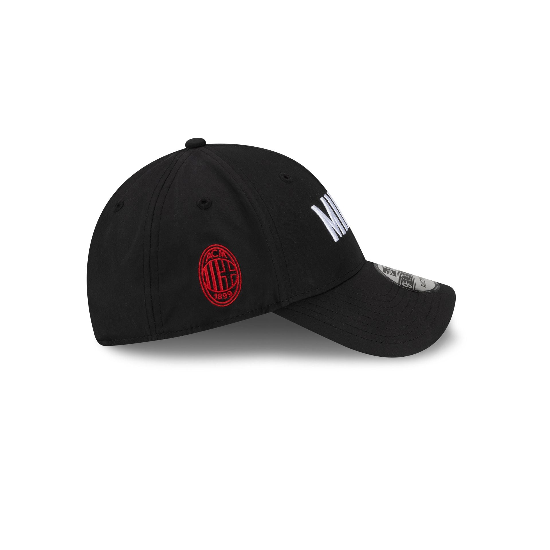 AC Milan Wordmark Black 9FORTY Adjustable Hat