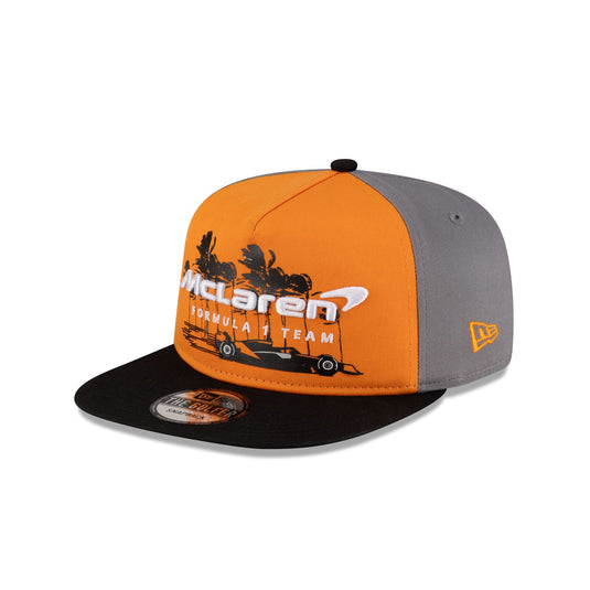 2025 Miami Race McLaren Formula 1 Team Orange Golfer Hat - New Era Cap