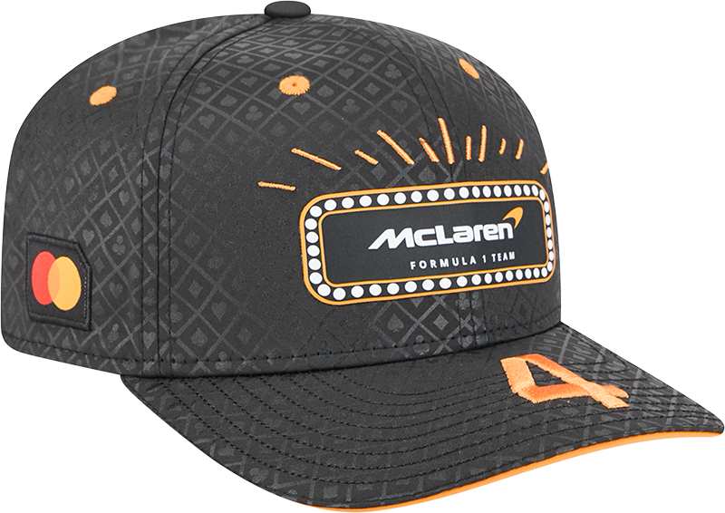 McLaren Formula 1 Team 2025 Las Vegas Race Special Lando Norris 9SEVENTY Stretch-Snap Hat