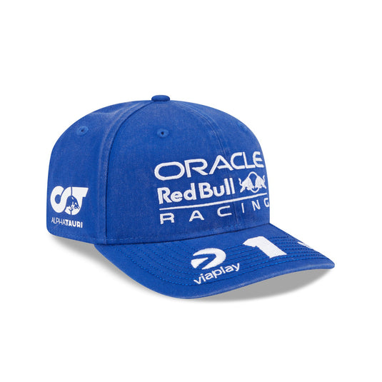 Oracle Red Bull Racing 2025 Sao Paulo Race Special Max Verstappen 9SEVENTY Stretch-Snap Hat - New Era Cap