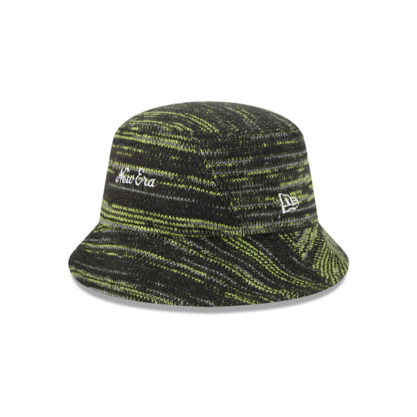 New Era Cap Cyber Green Knit Bucket Hat
