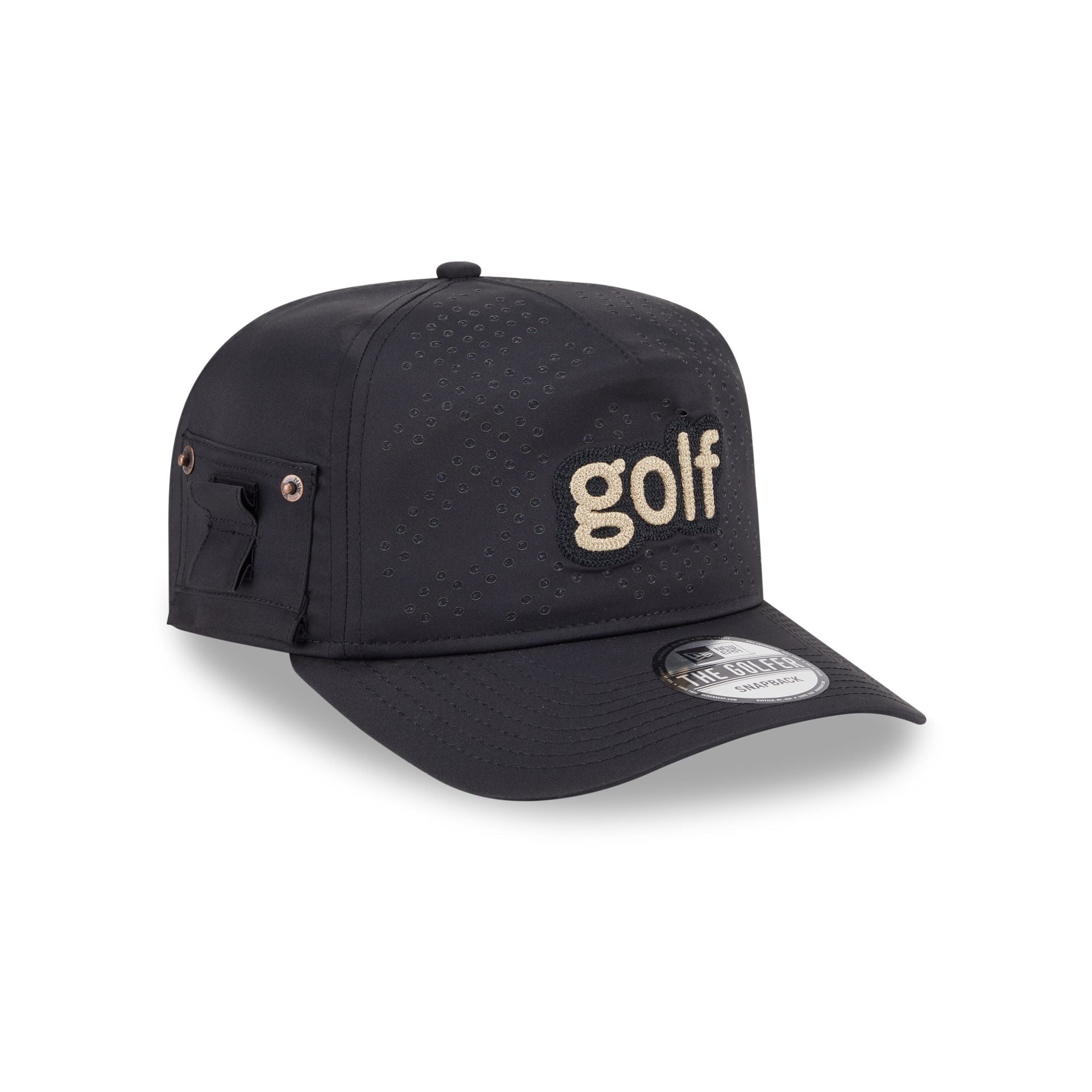 New Era Golf Black Golfer Hat
