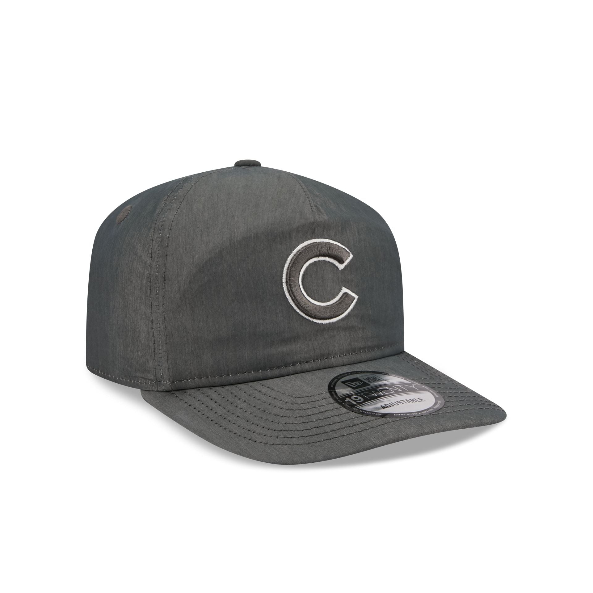 Chicago Cubs Heather Gray Nylon 19TWENTY Adjustable Hat