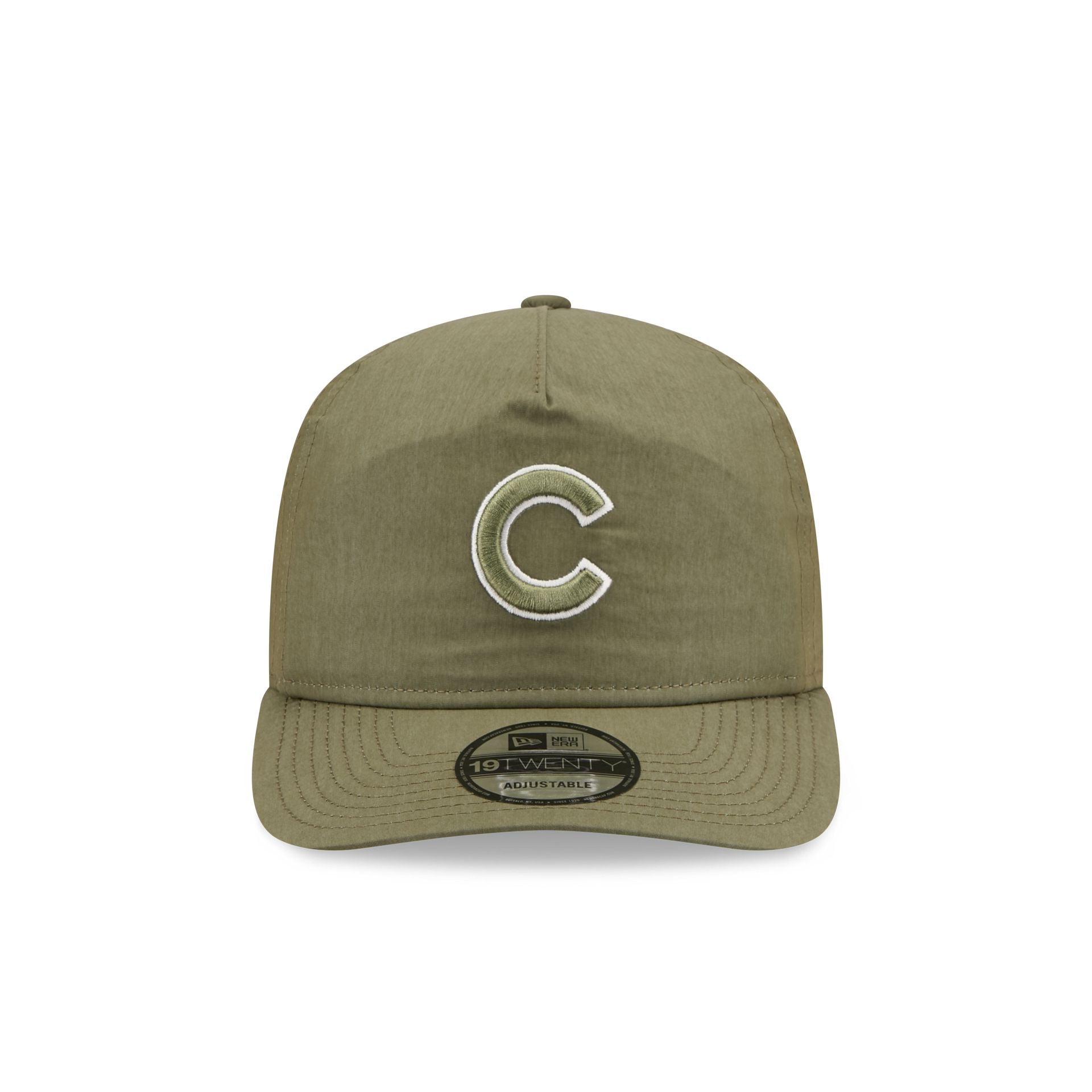 Chicago Cubs Olive Green Nylon 19TWENTY Adjustable Hat