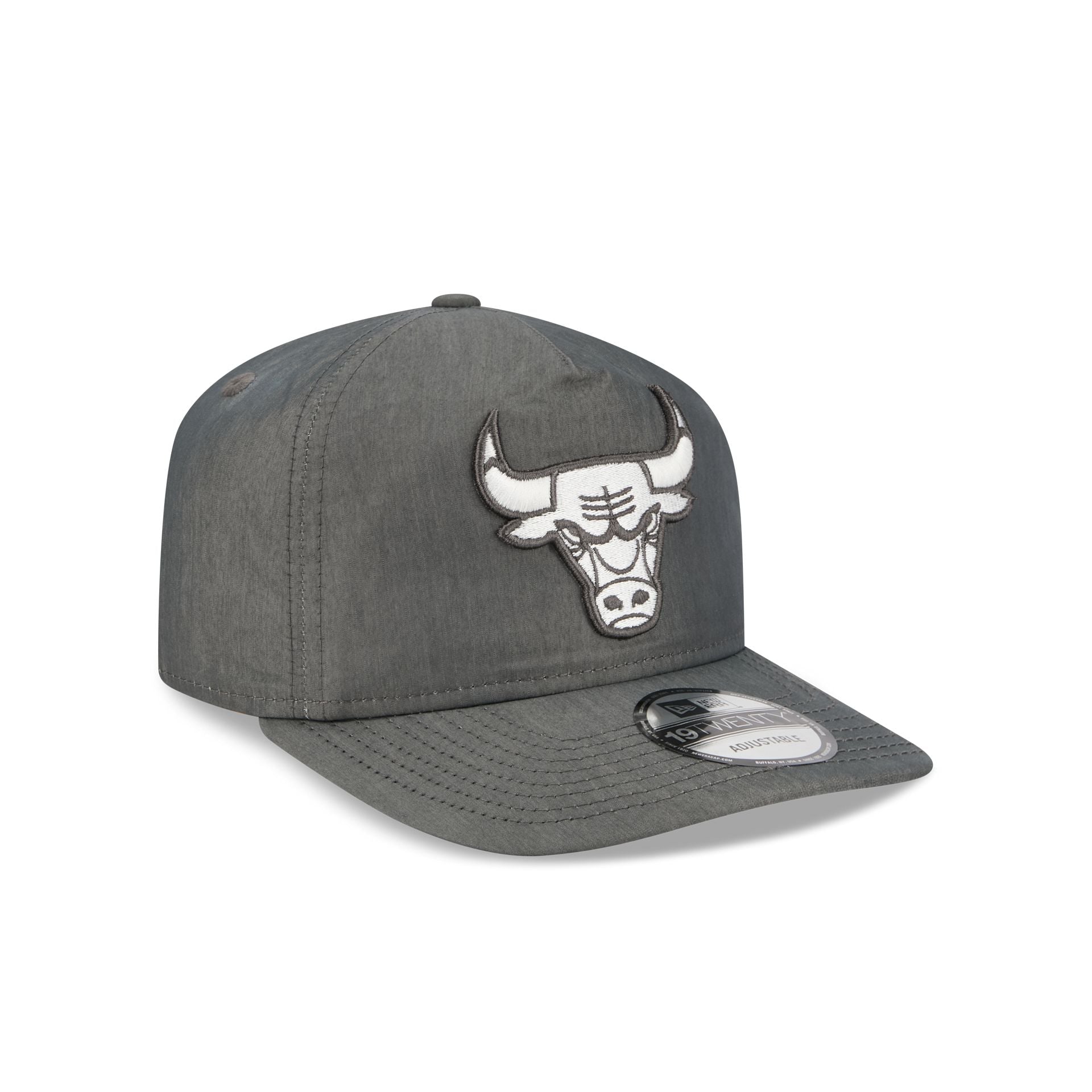 Chicago Bulls Heather Gray Nylon 19TWENTY Adjustable Hat