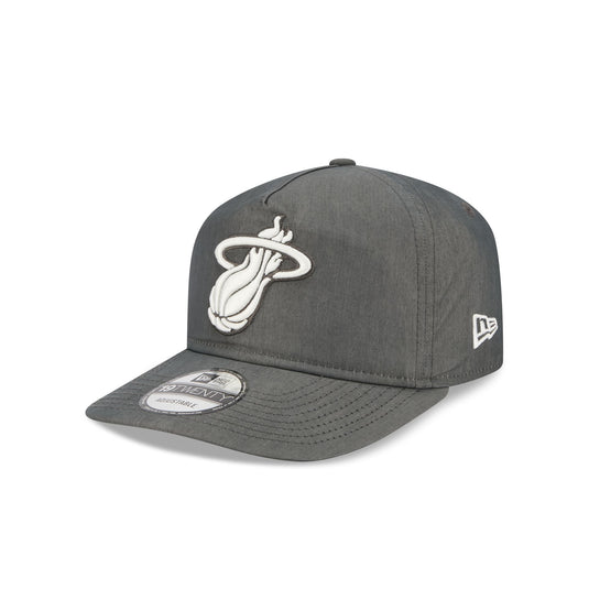 Miami Heat Heather Gray Nylon 19TWENTY Adjustable Hat - New Era Cap