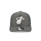 Miami Heat Heather Gray Nylon 19TWENTY Adjustable Hat
