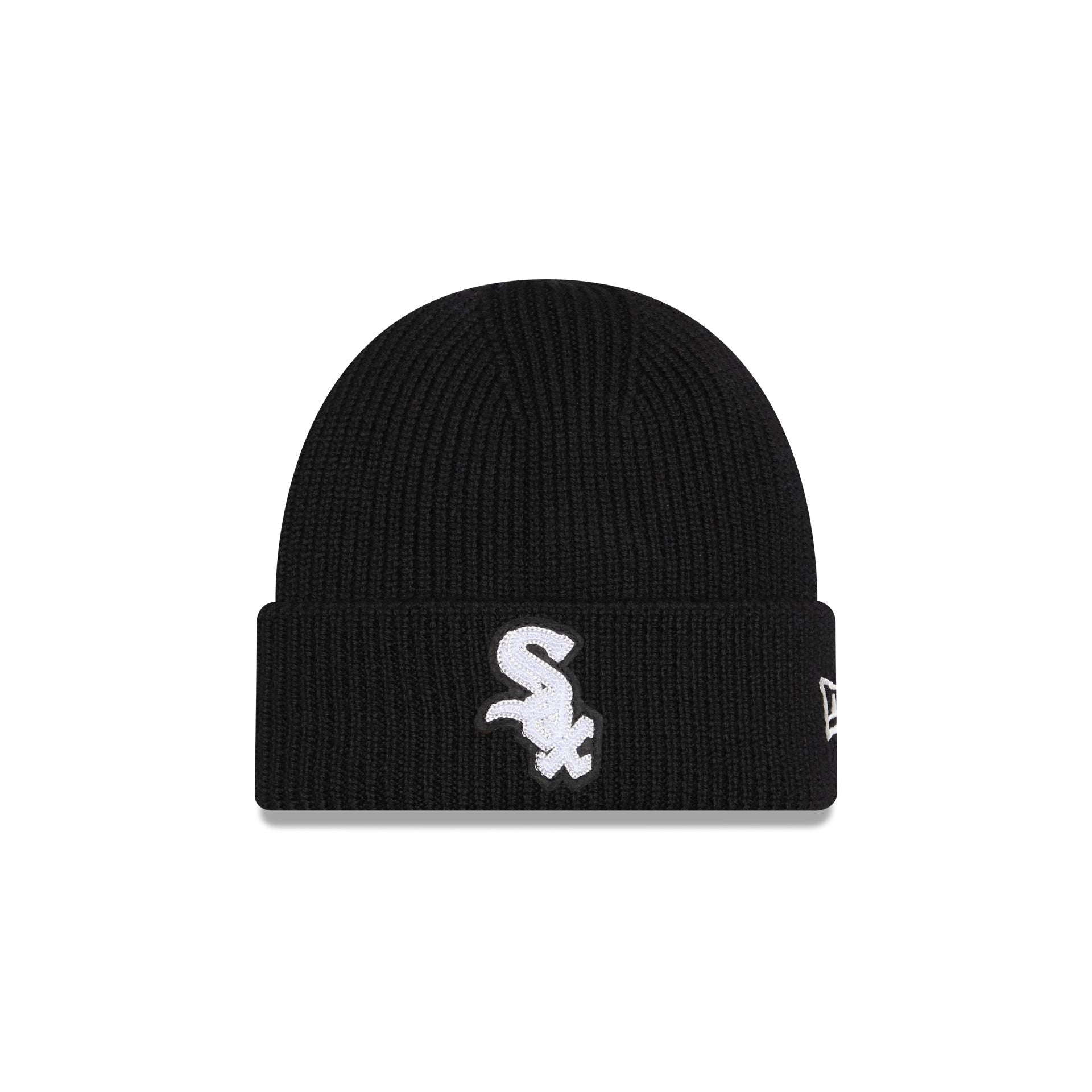 Chicago White Sox Short Skull Cuff Knit Beanie Hat