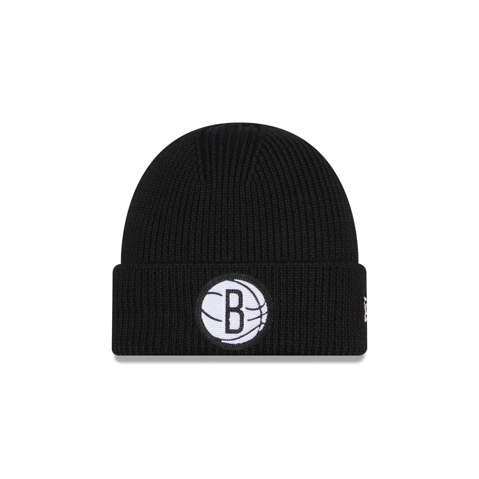 Brooklyn Nets Short Skull Cuff Knit Beanie Hat