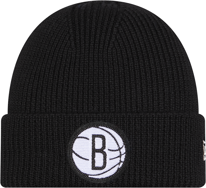 Brooklyn Nets Short Skull Cuff Knit Beanie Hat