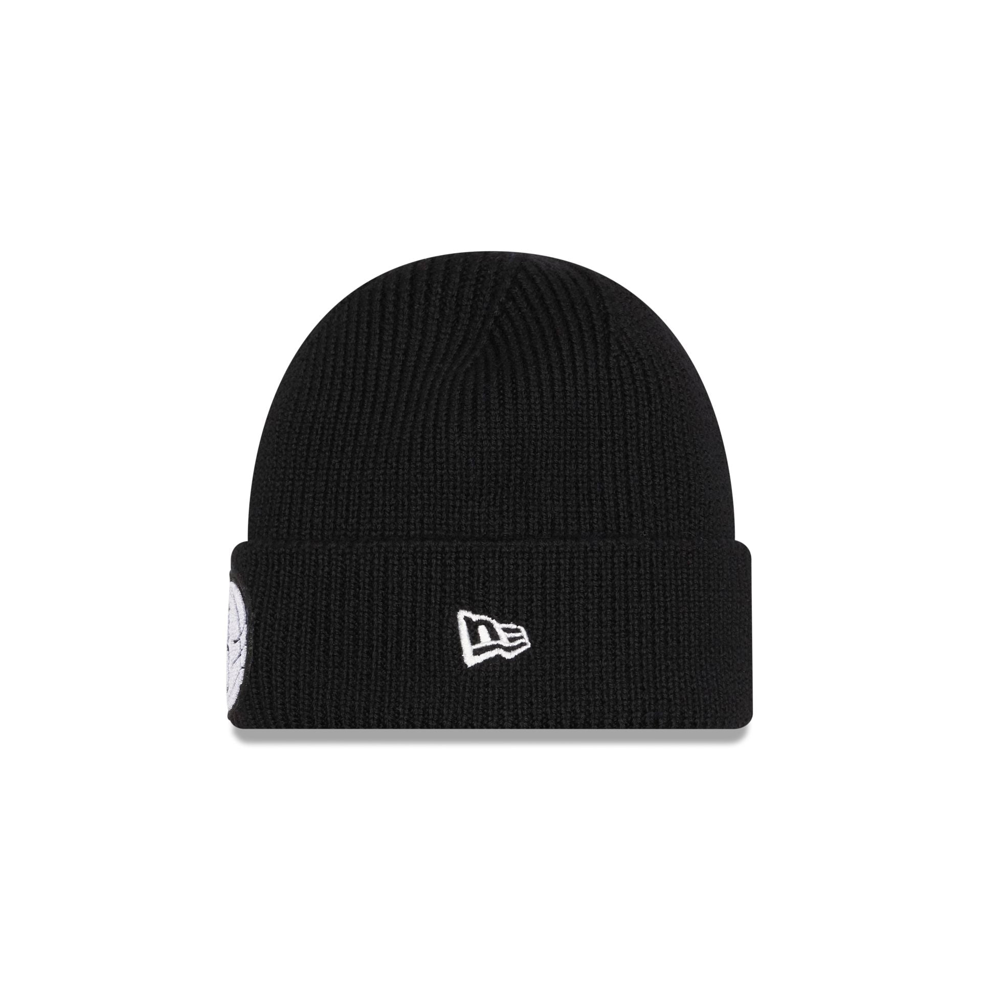 Brooklyn Nets Short Skull Cuff Knit Beanie Hat