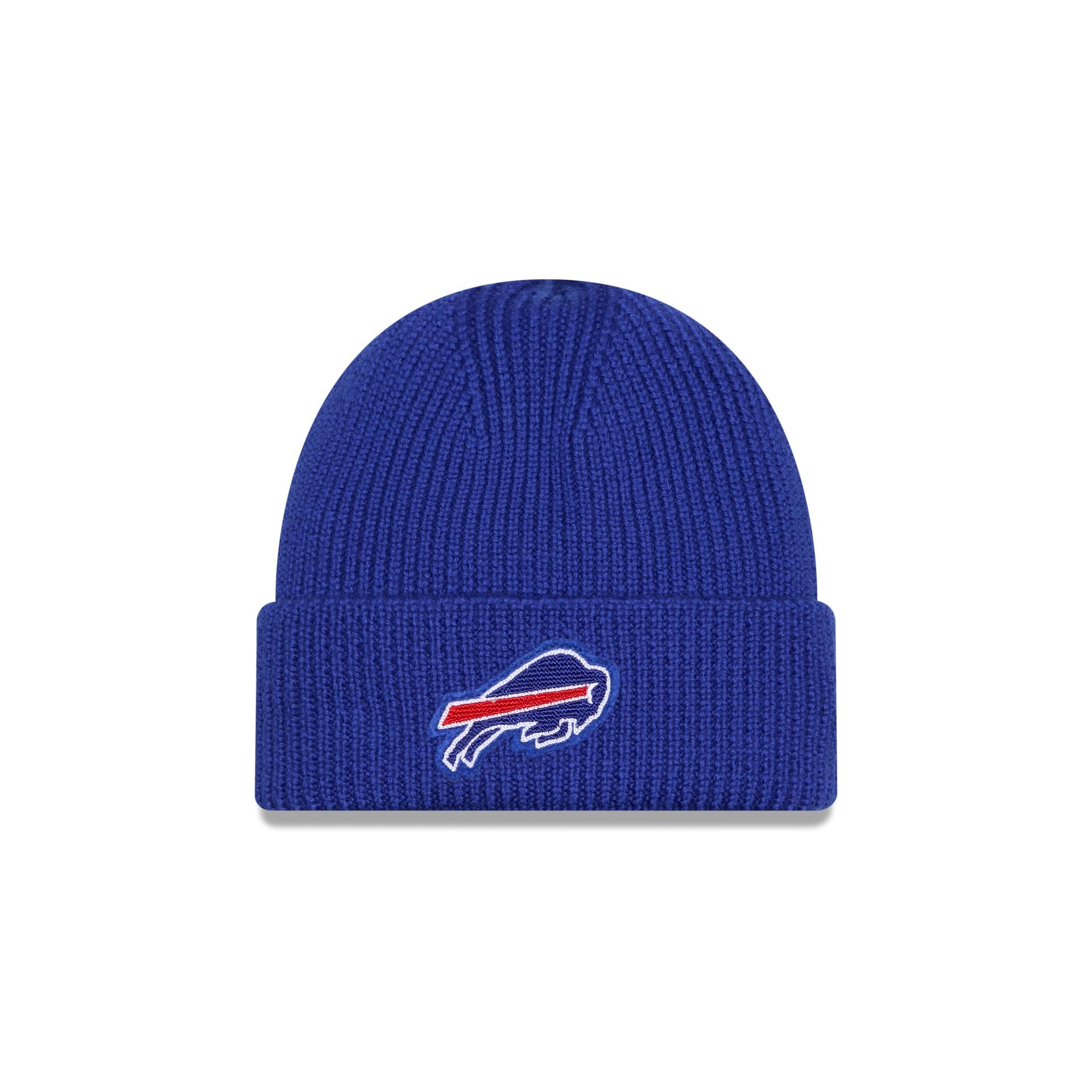 Buffalo Bills Short Skull Cuff Knit Beanie Hat