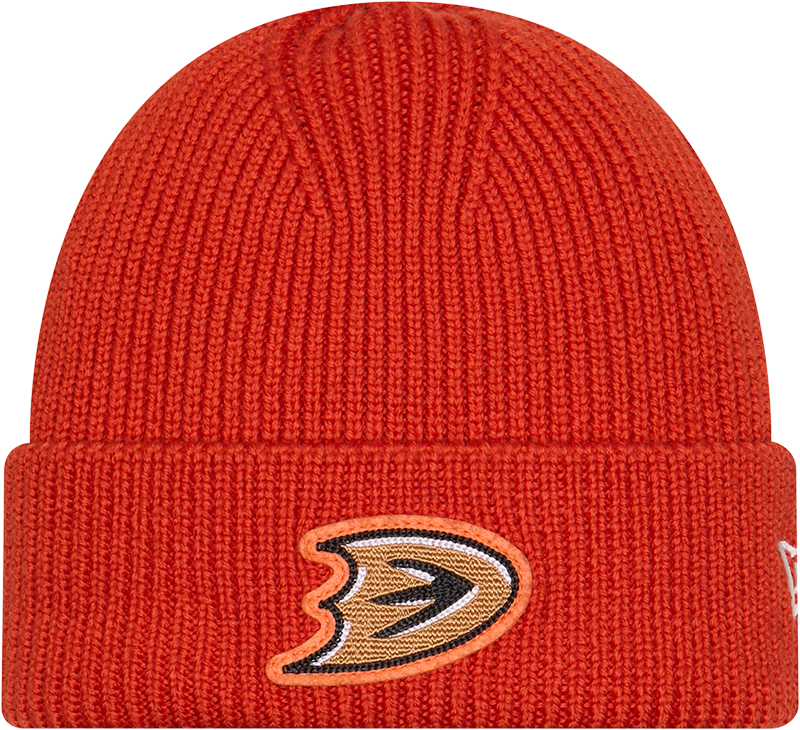 Anaheim Ducks Short Skull Cuff Knit Beanie Hat