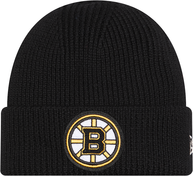 Boston Bruins Short Skull Cuff Knit Beanie Hat