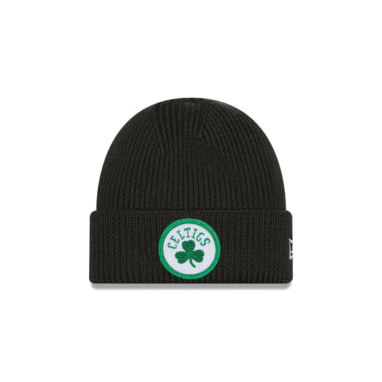 Boston Celtics Short Skull Cuff Knit Beanie Hat - New Era Cap