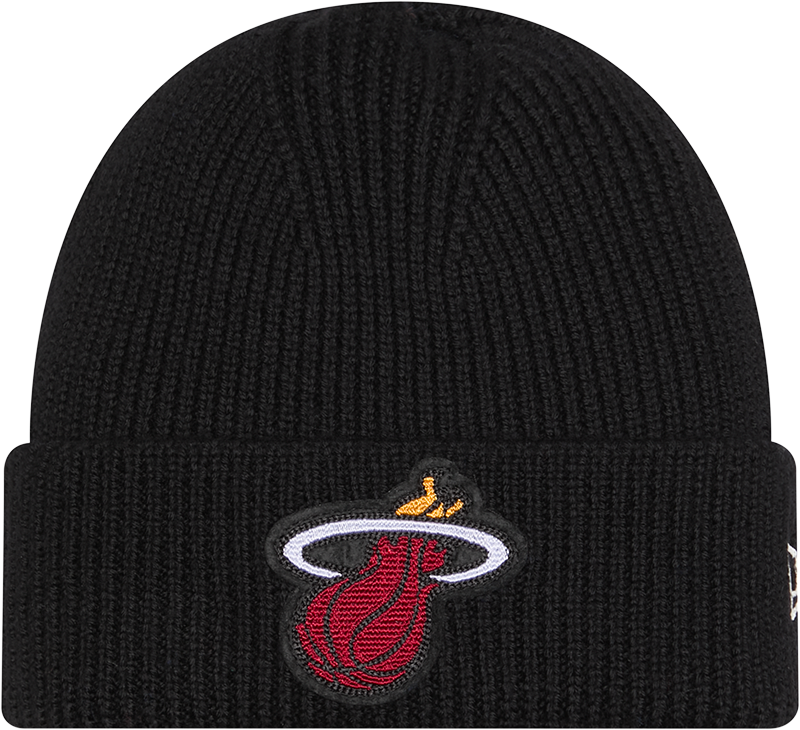 Miami Heat Short Skull Cuff Knit Beanie Hat