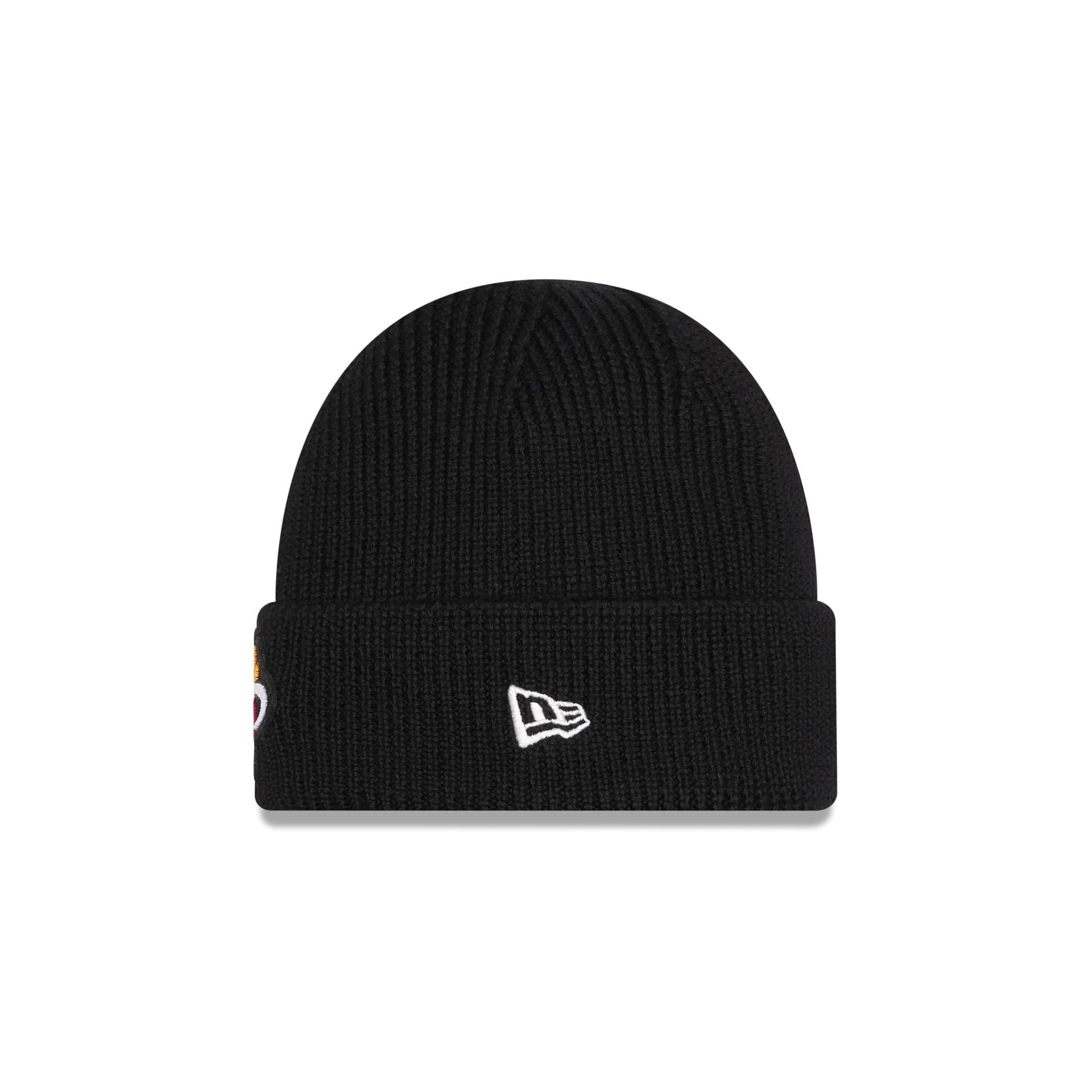 Miami Heat Short Skull Cuff Knit Beanie Hat