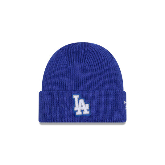 Los Angeles Dodgers Short Skull Cuff Knit Beanie Hat - New Era Cap