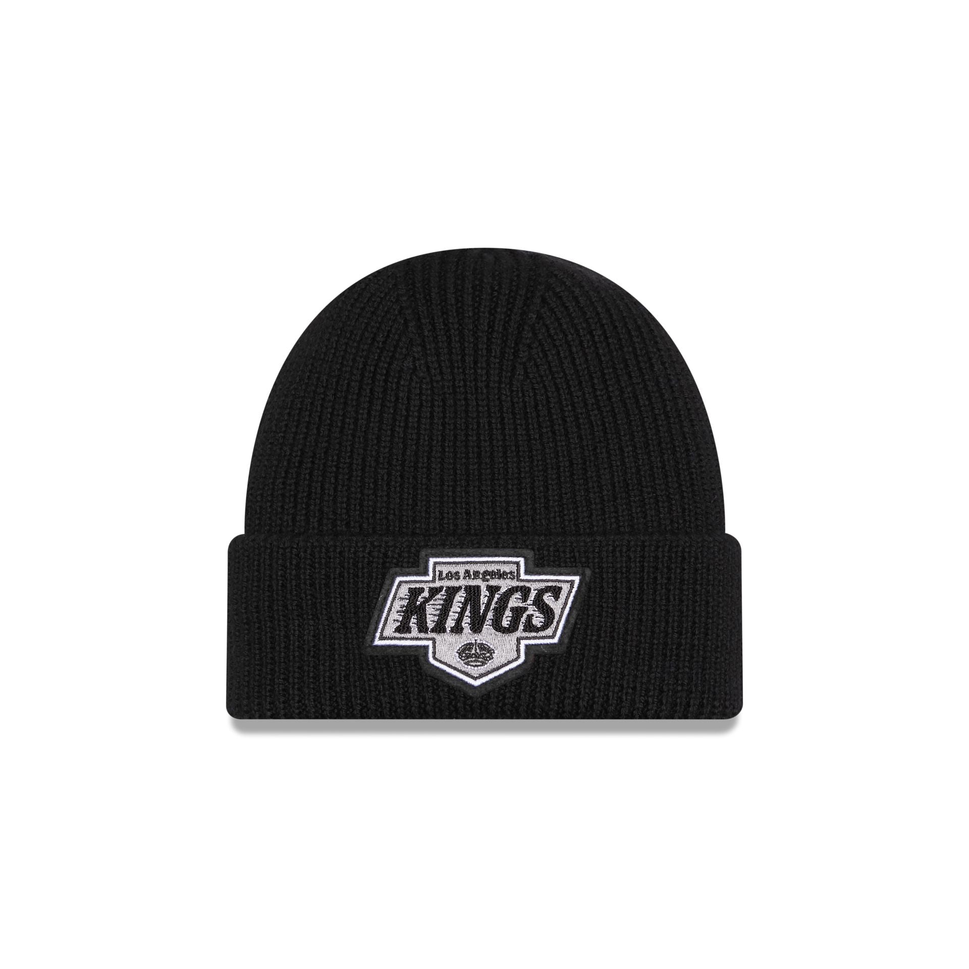 Los Angeles Kings Short Skull Cuff Knit Beanie Hat