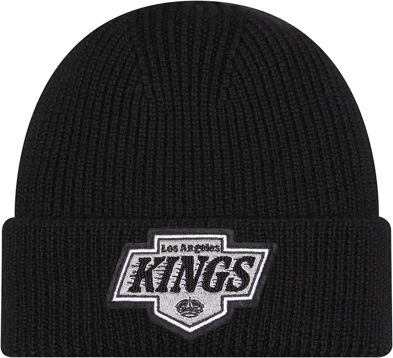 Los Angeles Kings Short Skull Cuff Knit Beanie Hat