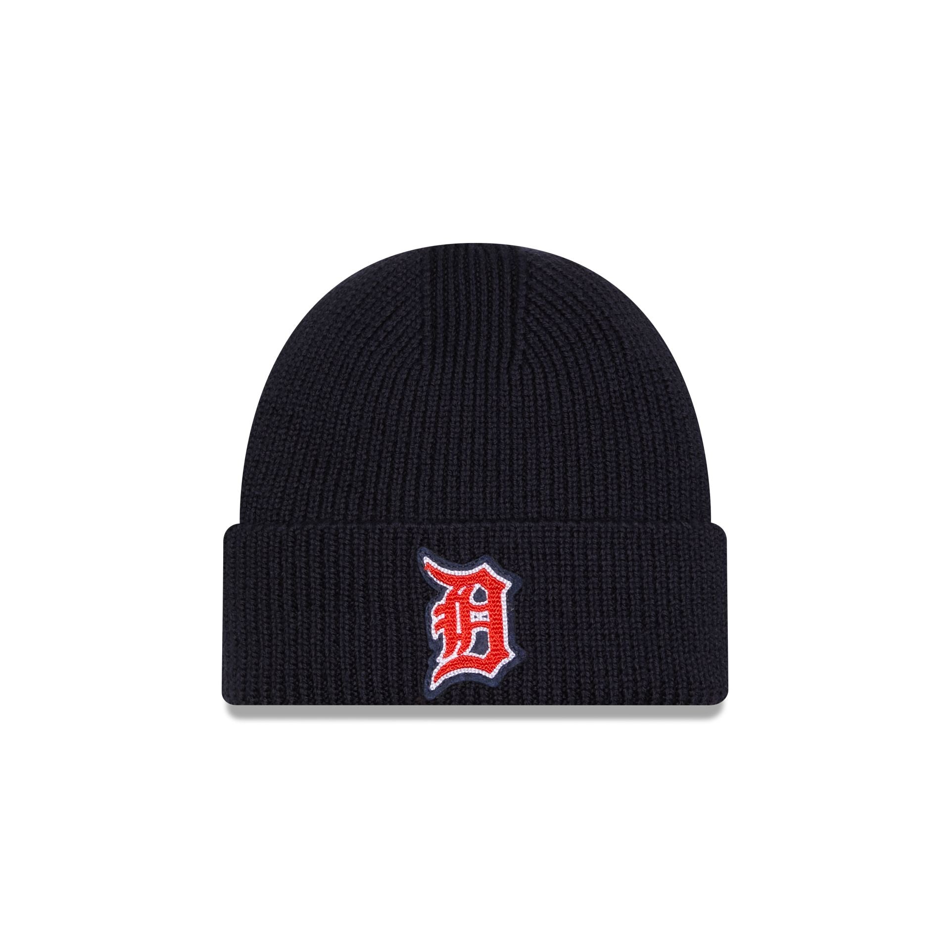 Detroit Tigers Short Skull Cuff Knit Beanie Hat