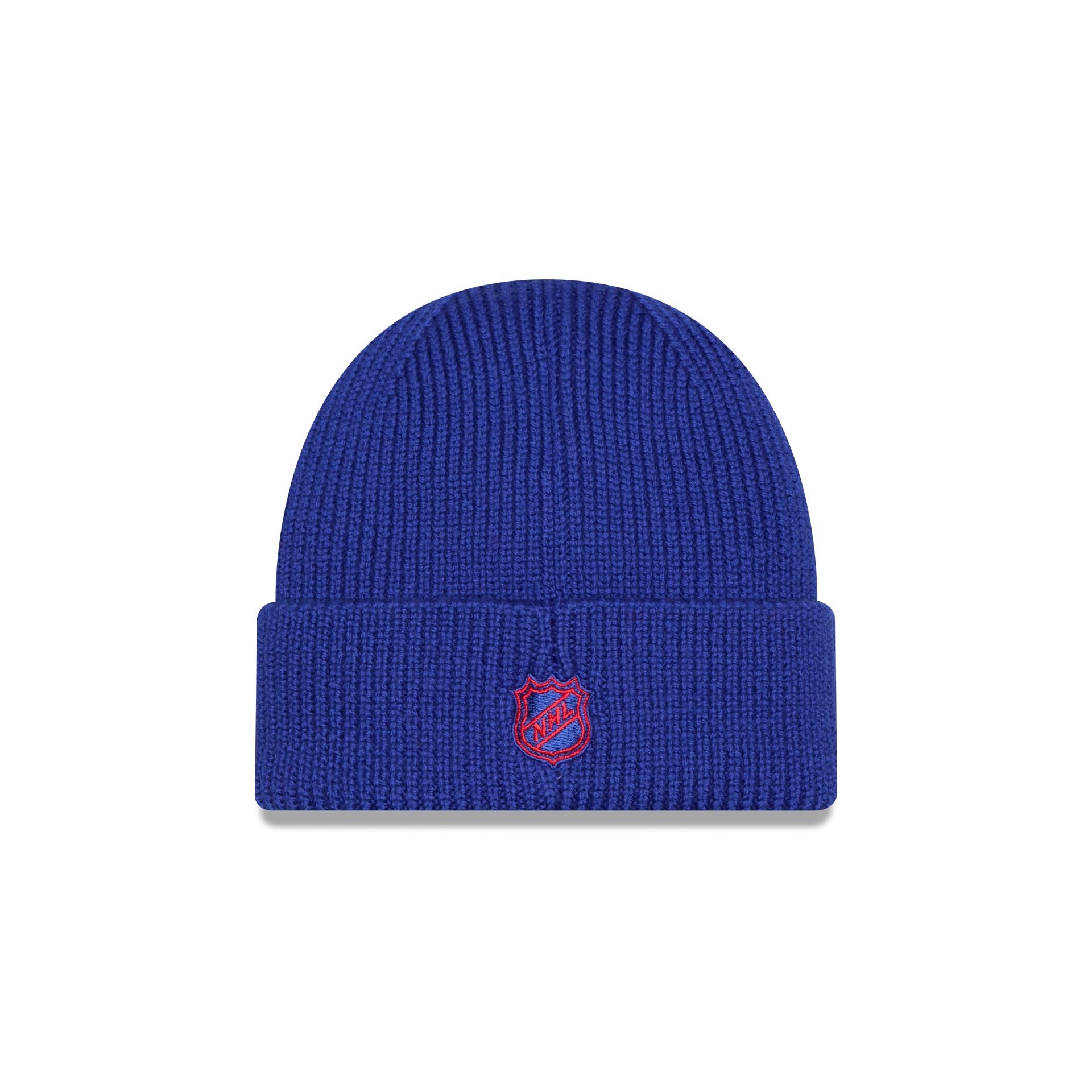 New York Rangers Short Skull Cuff Knit Beanie Hat