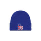 Philadelphia 76ers Short Skull Cuff Knit Beanie Hat