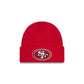 San Francisco 49ers Short Skull Cuff Knit Beanie Hat