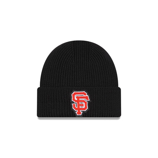 San Francisco Giants Short Skull Cuff Knit Beanie Hat - New Era Cap