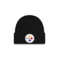 Pittsburgh Steelers Short Skull Cuff Knit Beanie Hat