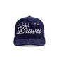 Atlanta Braves Velvet Team Script 19TWENTY Adjustable Hat