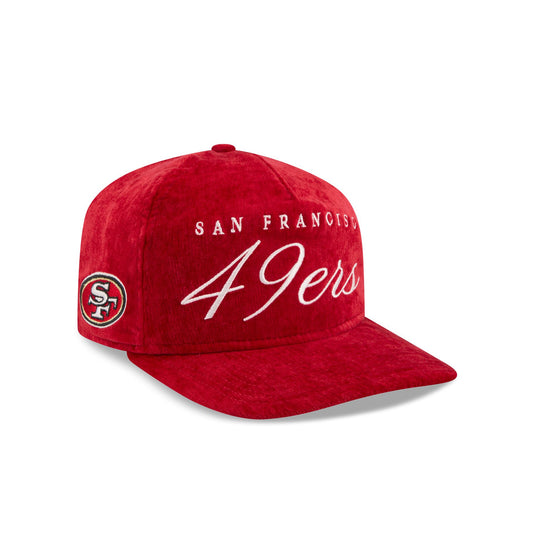 San Francisco 49ers Velvet Team Script 19TWENTY Adjustable Hat - New Era Cap