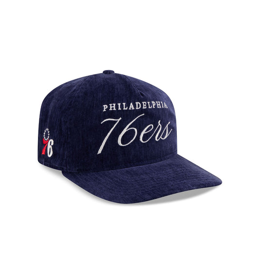 Philadelphia 76ers Velvet Team Script 19TWENTY Adjustable Hat - New Era Cap