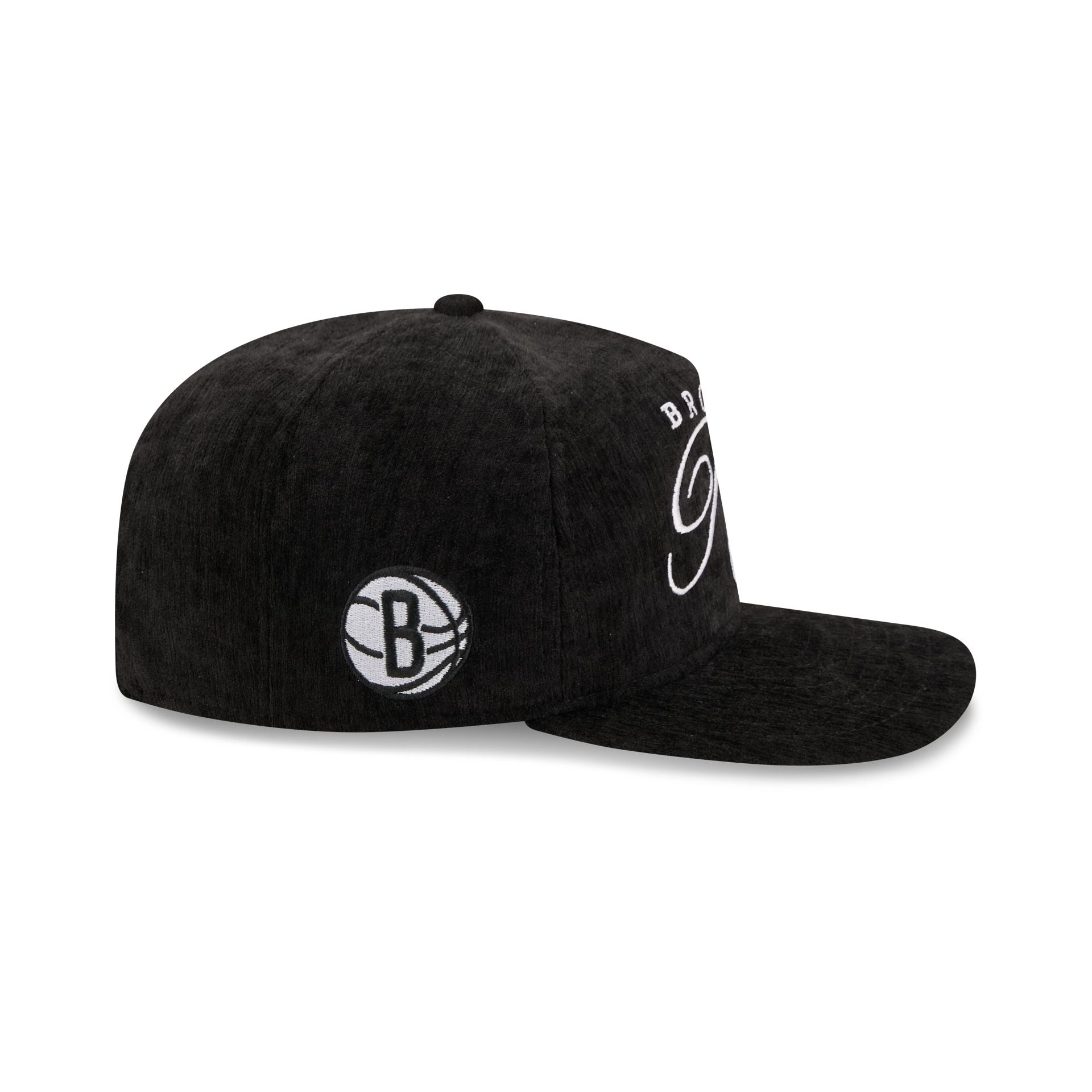 Brooklyn Nets Velvet Team Script 19TWENTY Adjustable Hat