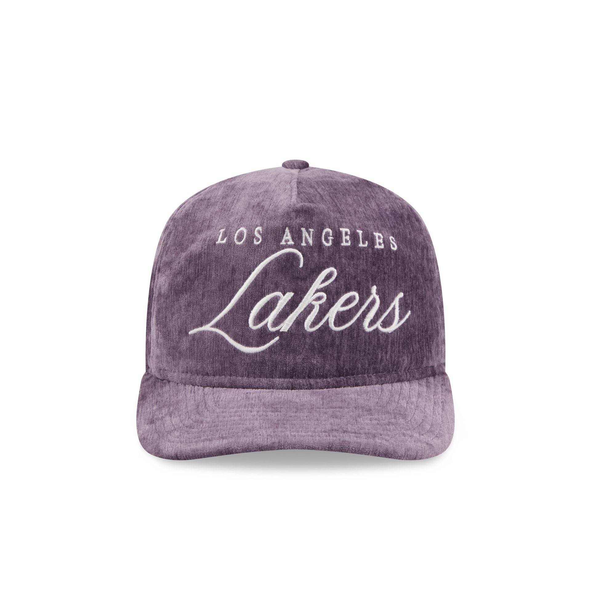 Los Angeles Lakers Velvet Team Script 19TWENTY Adjustable Hat