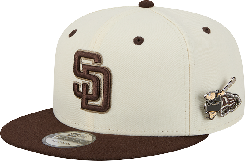 San Diego Padres Mascot Pin 9FIFTY Snapback Hat
