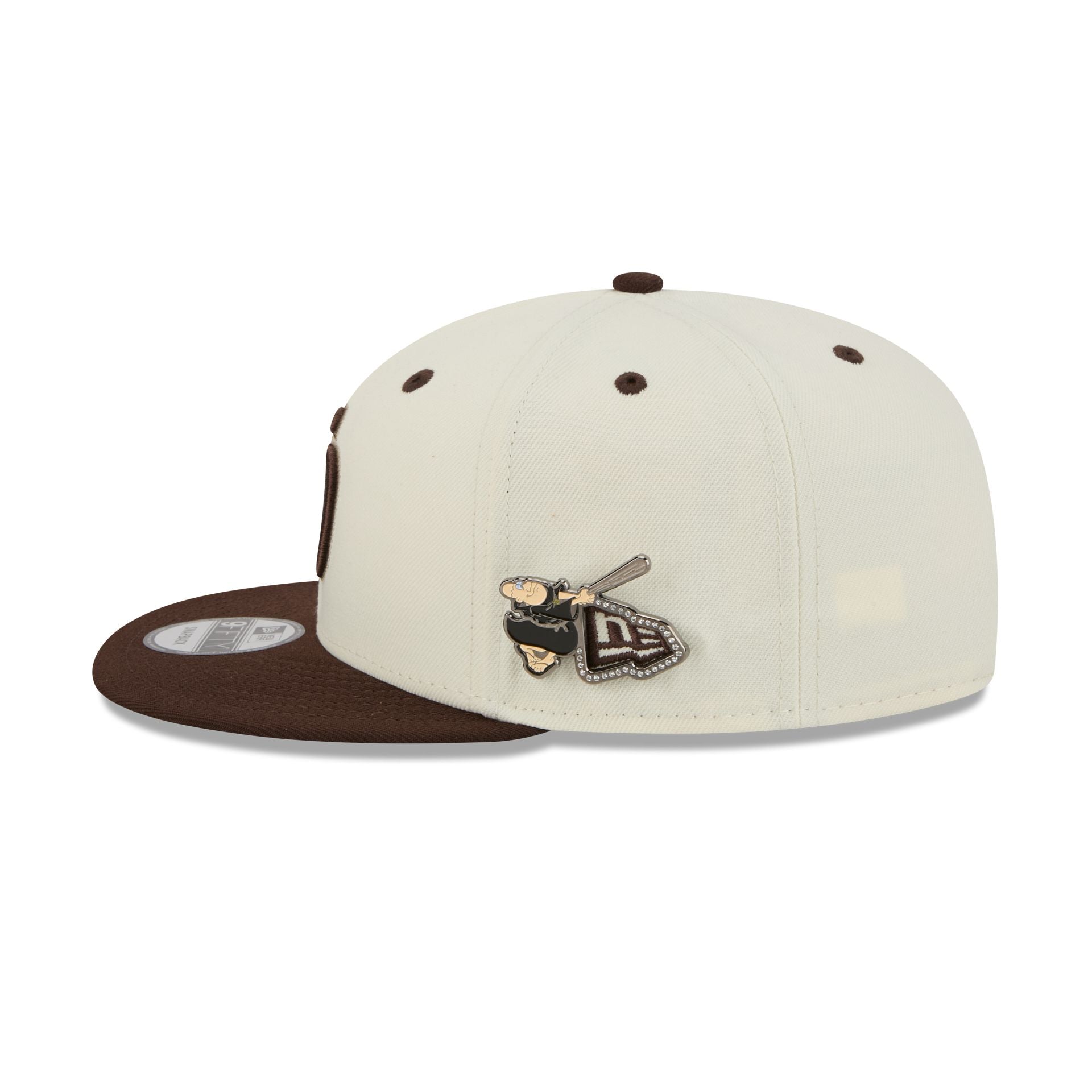 San Diego Padres Mascot Pin 9FIFTY Snapback Hat