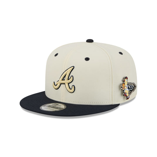 Atlanta Braves Mascot Pin 9FIFTY Snapback Hat - New Era Cap