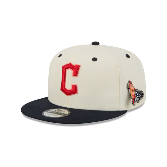 Cleveland Guardians Mascot Pin 9FIFTY Snapback Hat - New Era Cap