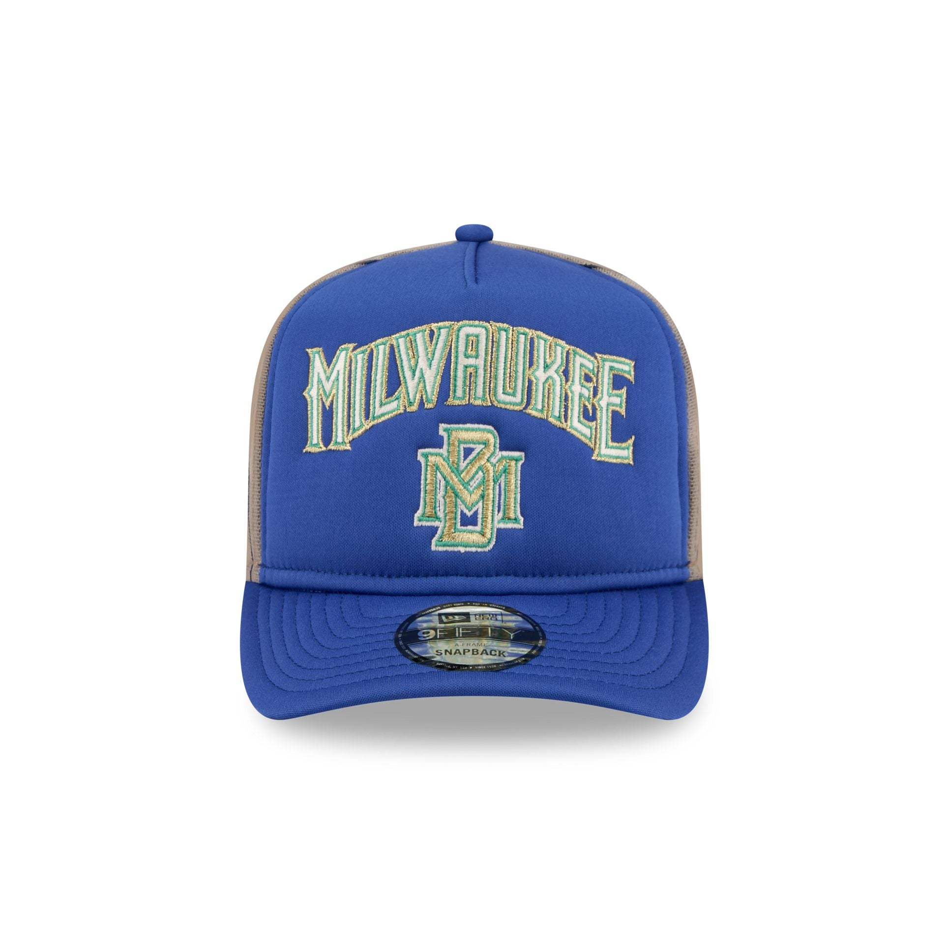 Milwaukee Brewers Arched 9FIFTY A-Frame Snapback Hat