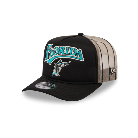 Miami Marlins Arched 9FIFTY A-Frame Snapback Hat - New Era Cap