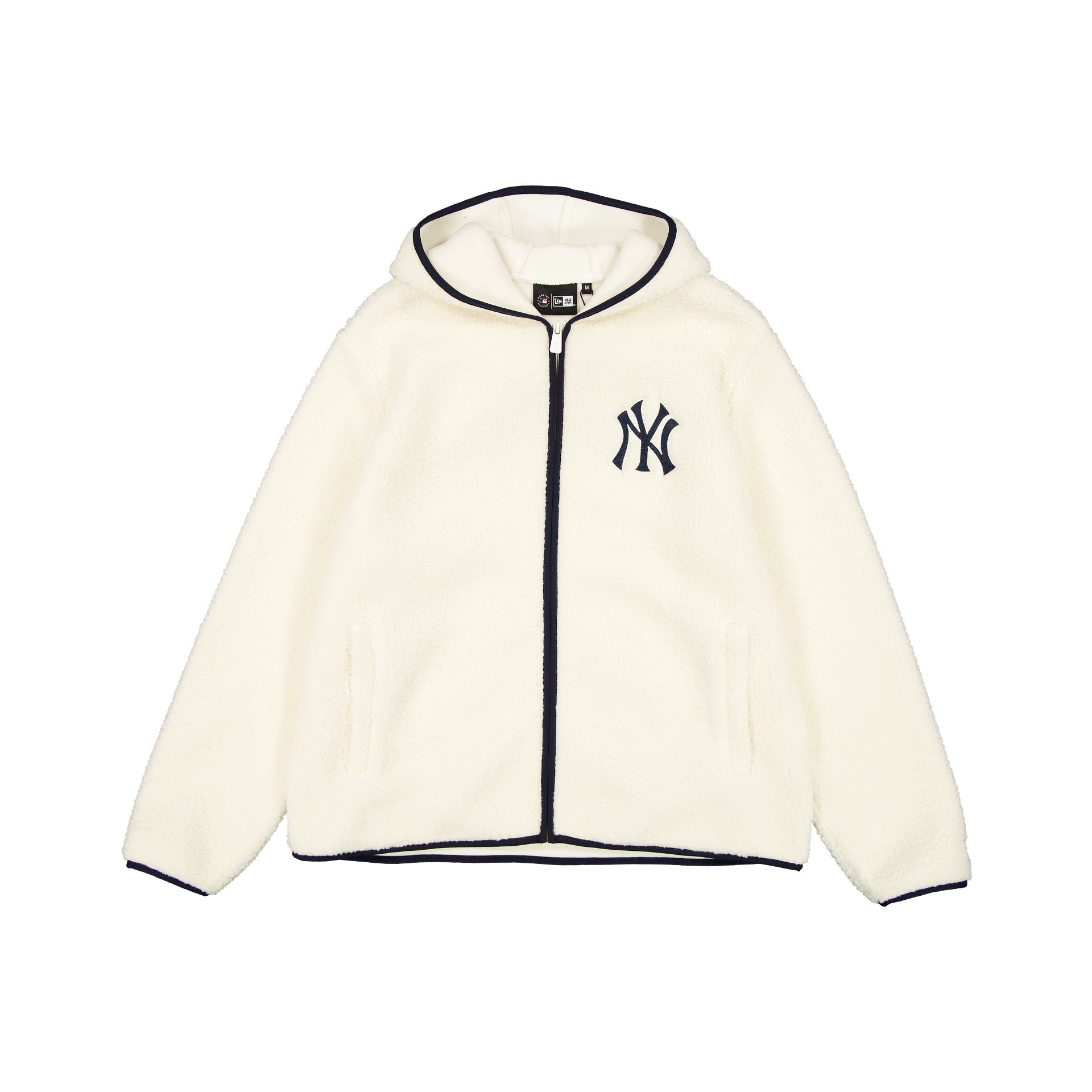New York Yankees Cream Sherpa Jacket – New Era Cap