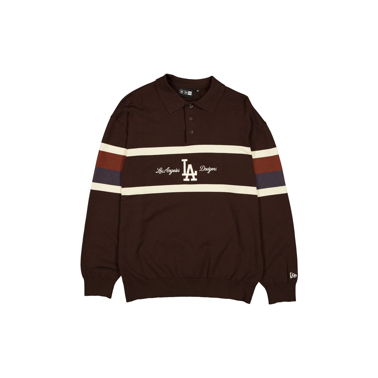Los Angeles Dodgers Brown Knit Rugby Shirt