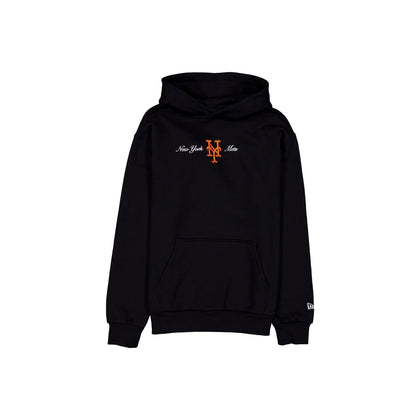 New York Mets Script Black Hoodie