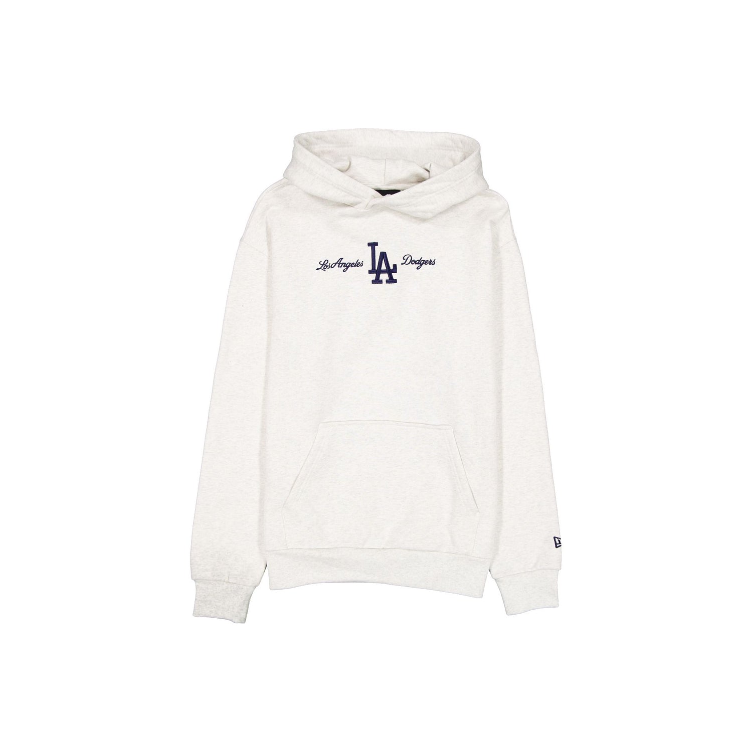 Los Angeles Dodgers Script Heather Gray Hoodie