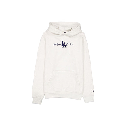Los Angeles Dodgers Script Heather Gray Hoodie