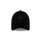 New York Yankees Black Velour Women's 9FORTY Adjustable Hat