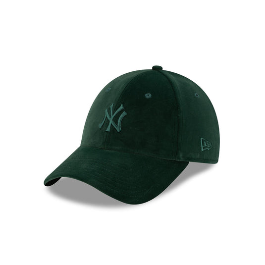 New York Yankees Dark Green Velour Women's 9FORTY Adjustable Hat - New Era Cap