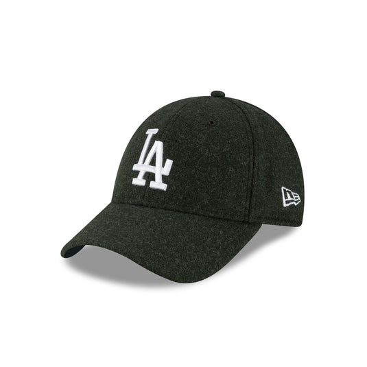 Los Angeles Dodgers Melton Wool Dark Green 9FORTY Snapback Hat - New Era Cap