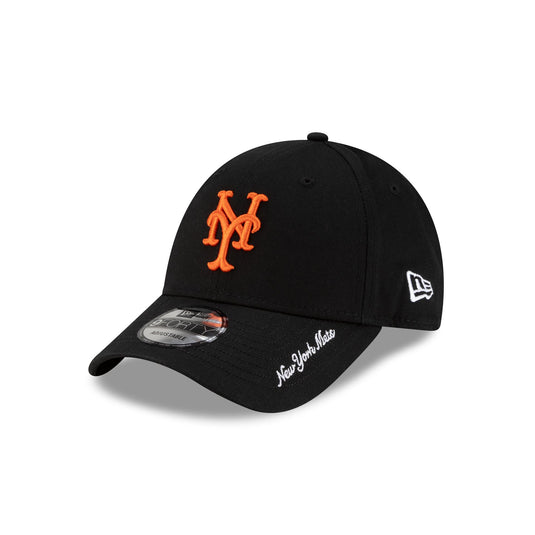 New York Mets Visor Script 9FORTY Adjustable Hat - New Era Cap